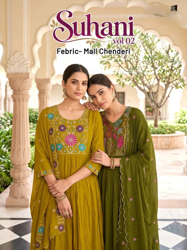 Desi kudi suhani vol 2 anarkali 3pcs kurti wholesale